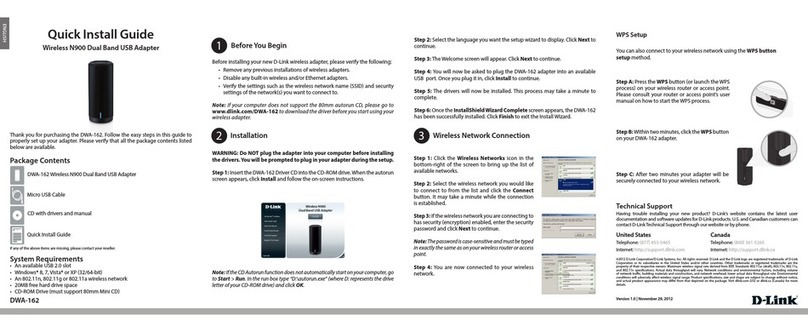 D-Link DWA-162 User manual
