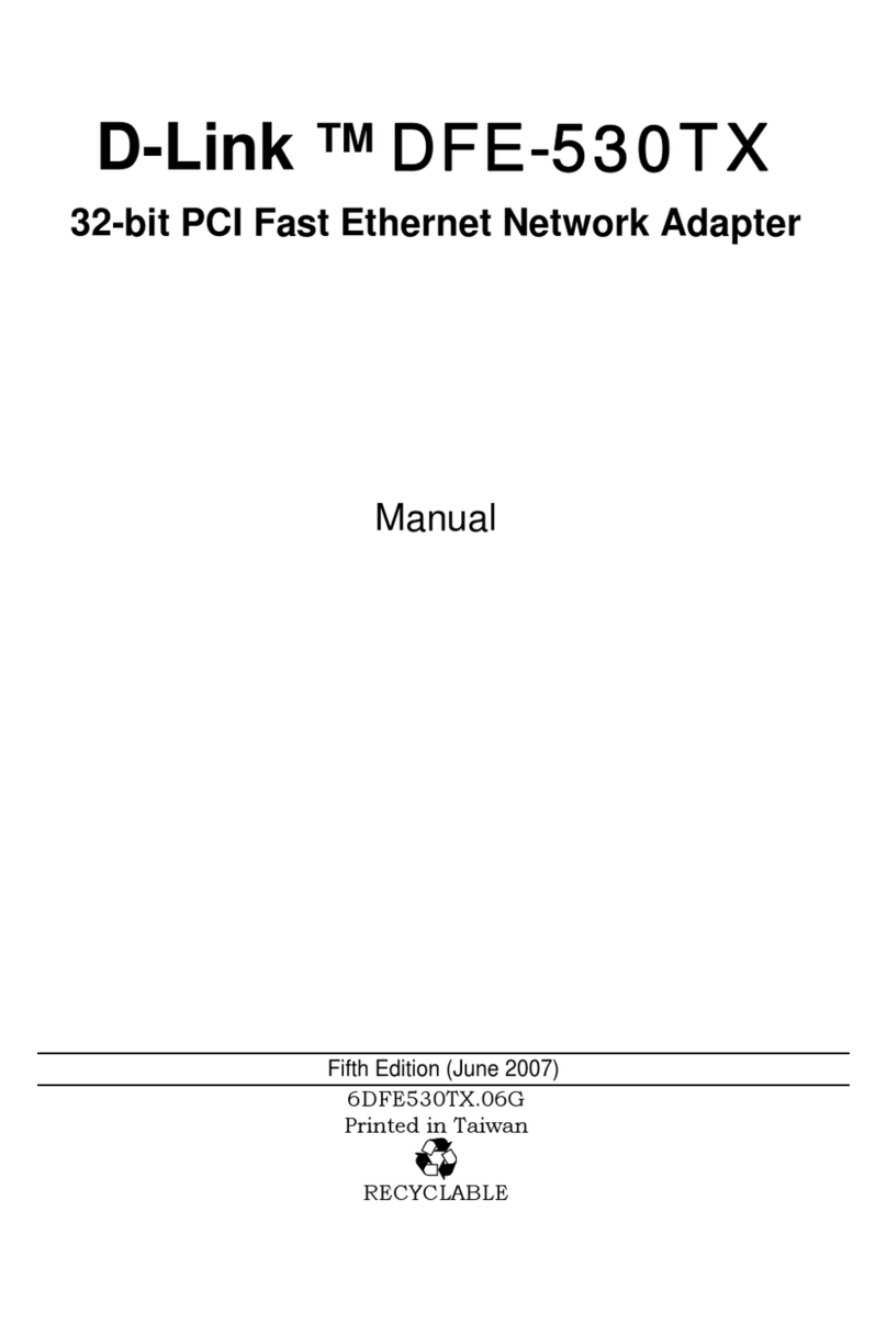 D-Link DFE-530TXS User manual