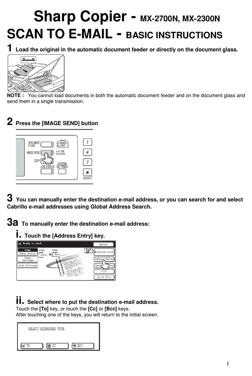 Sharp MX-2700N Guide User manual