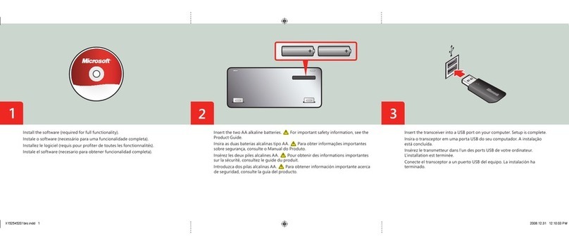 Microsoft MFC-00001 - Wireless Desktop 3000 Product guide Microsoft MFC-00001 - Wireless Desktop 3000 Product guide