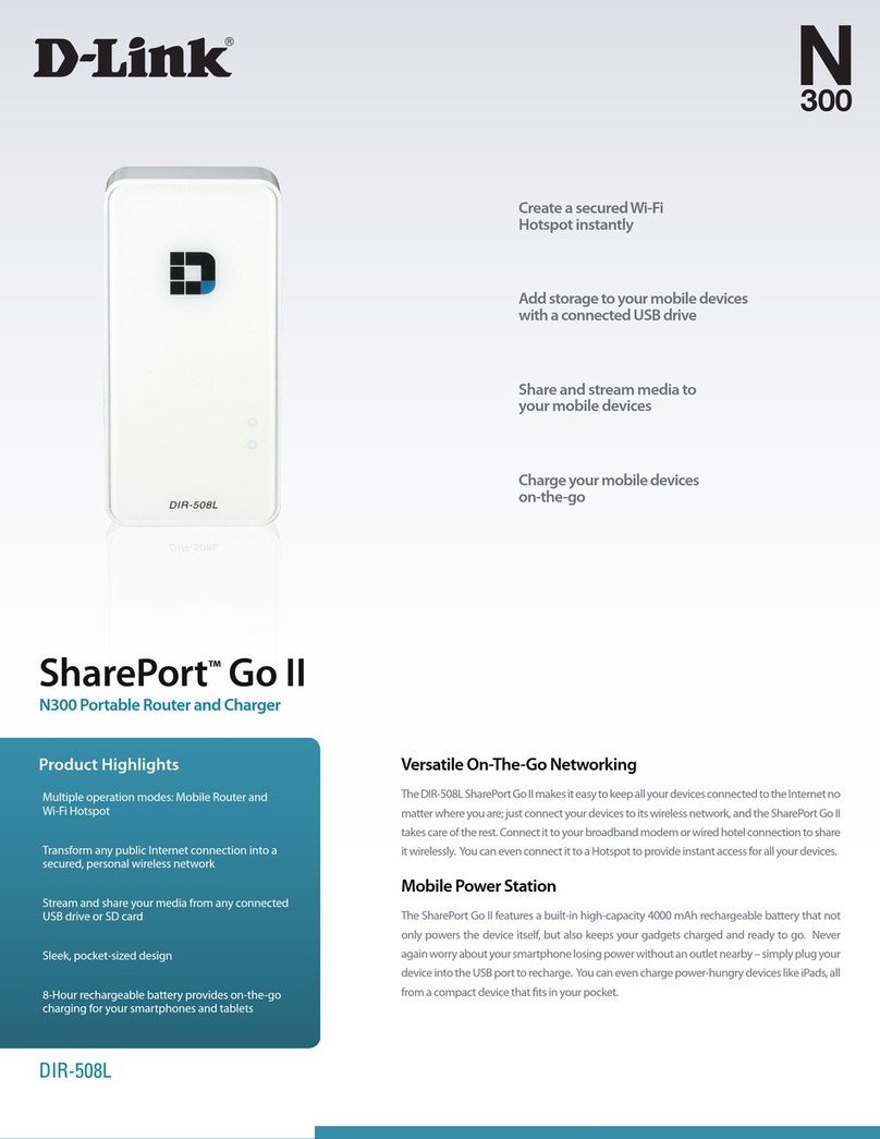 D-Link DIR-820L User manual