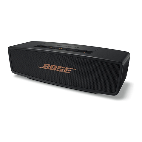Bose SoundLink Mini Bluetooth Speaker User manual