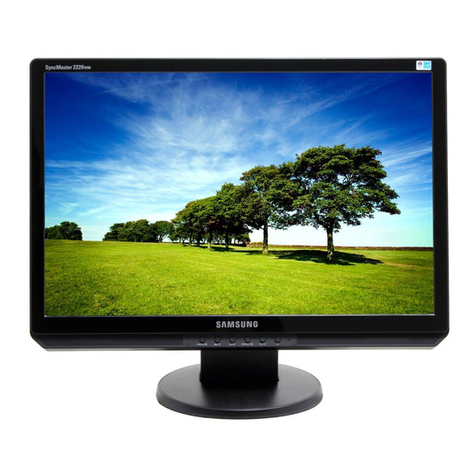 Samsung 2220WM - SyncMaster - 22" LCD Monitor User manual