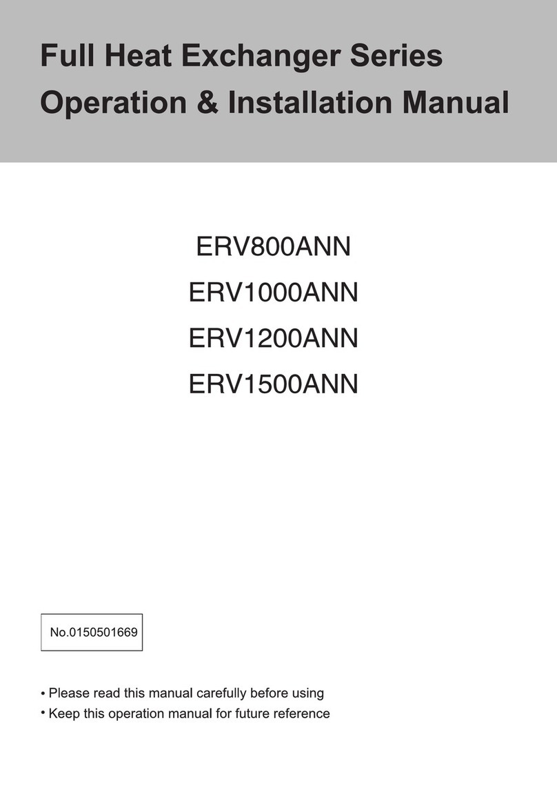 Haier ERV1000ANN User manual Haier ERV1000ANN User manual