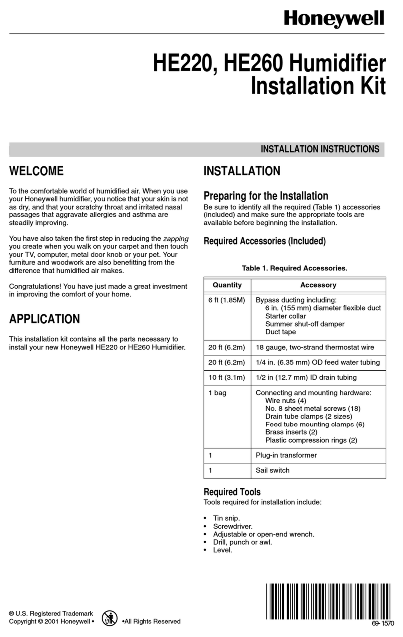 Honeywell HE220 User manual