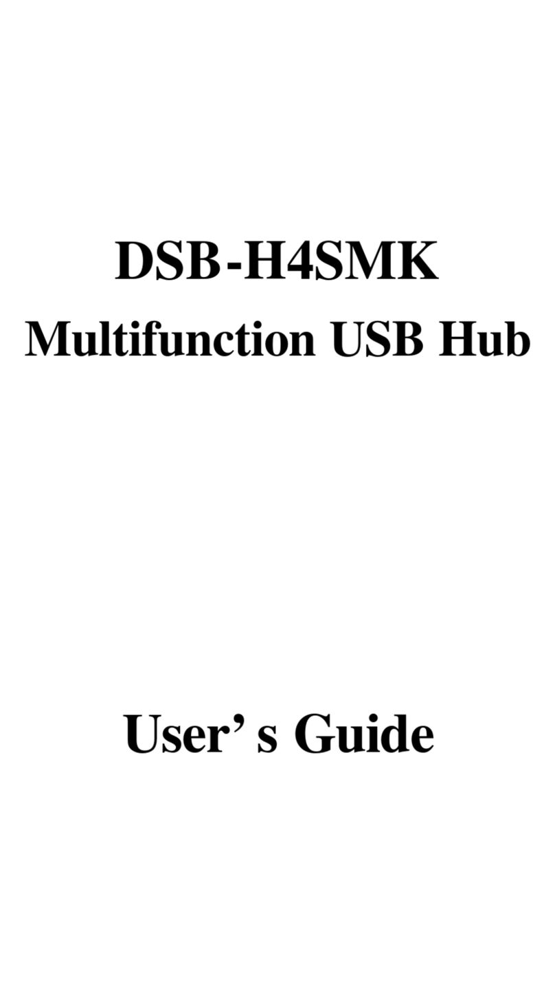 D-Link H4SMK - DSB Hub User manual D-Link H4SMK - DSB Hub User manual