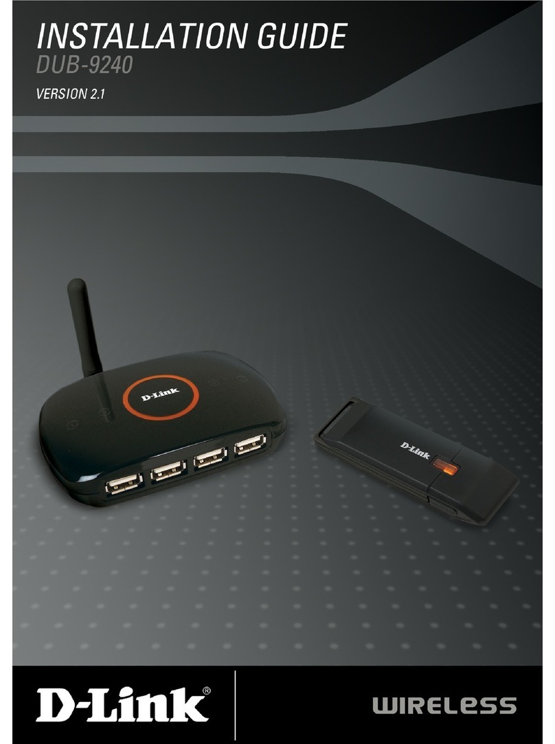 D-Link DUB-9240 - UWB Wireless USB User manual
