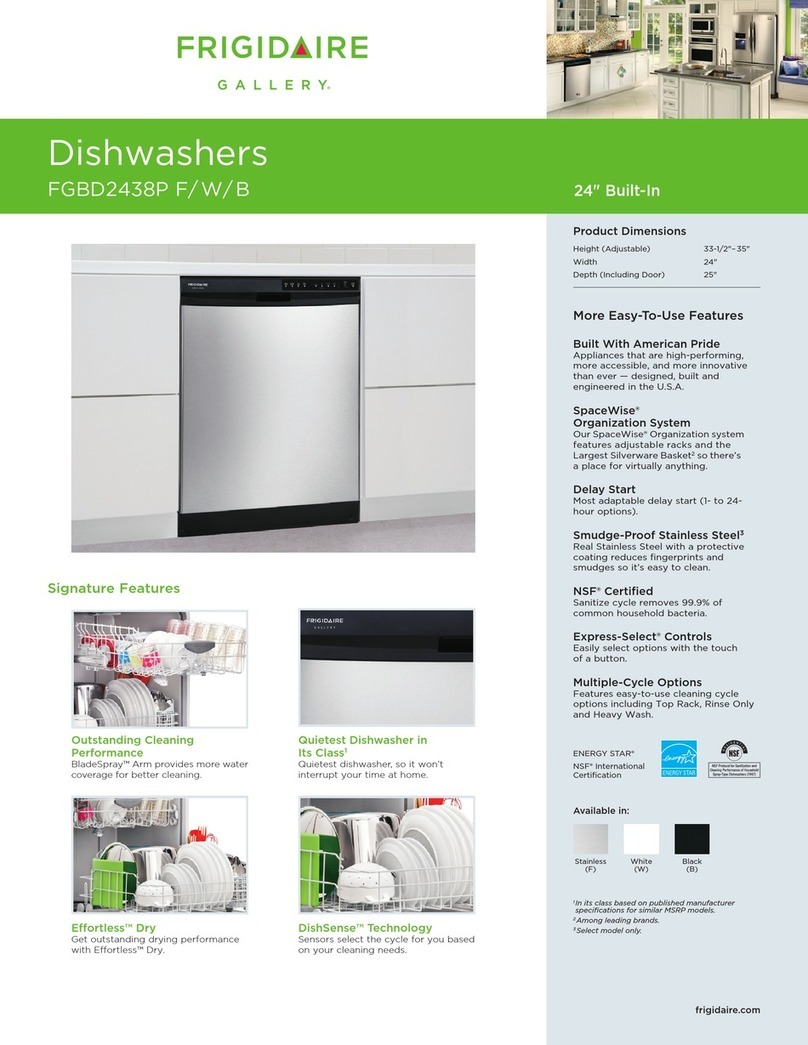 Frigidaire FGBD2438PW User manual