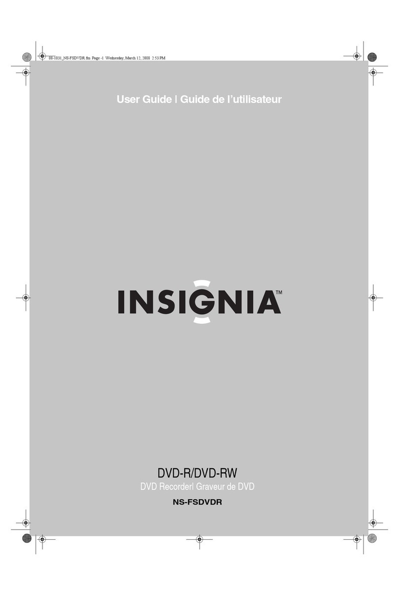 Insignia NS-FSDVDR User manual