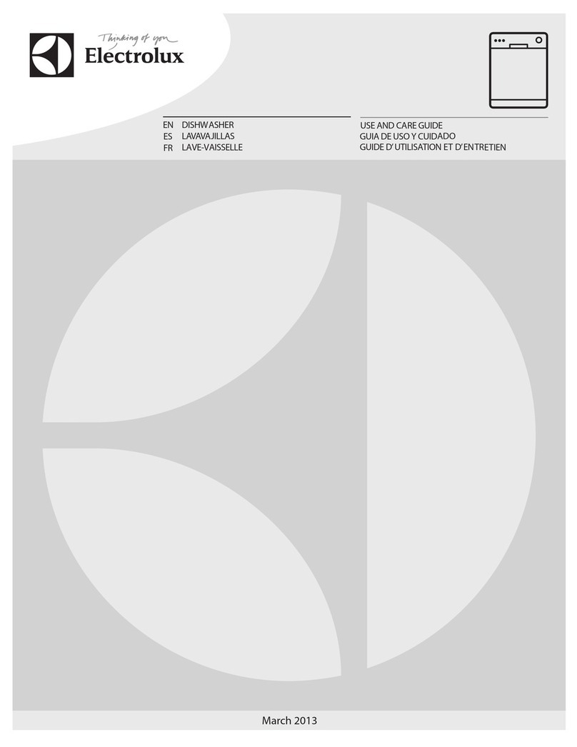 Electrolux EIDW5705PB Use and care guide