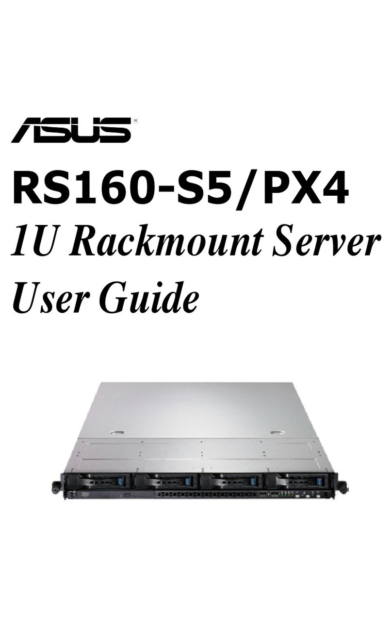 Asus RS160-E4 - 0 MB RAM User manual