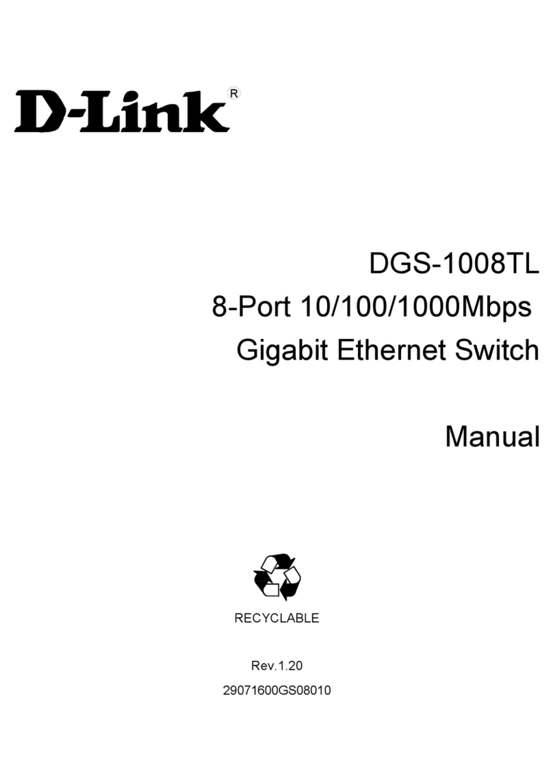 D-Link DGS-1008TL User manual D-Link DGS-1008TL User manual