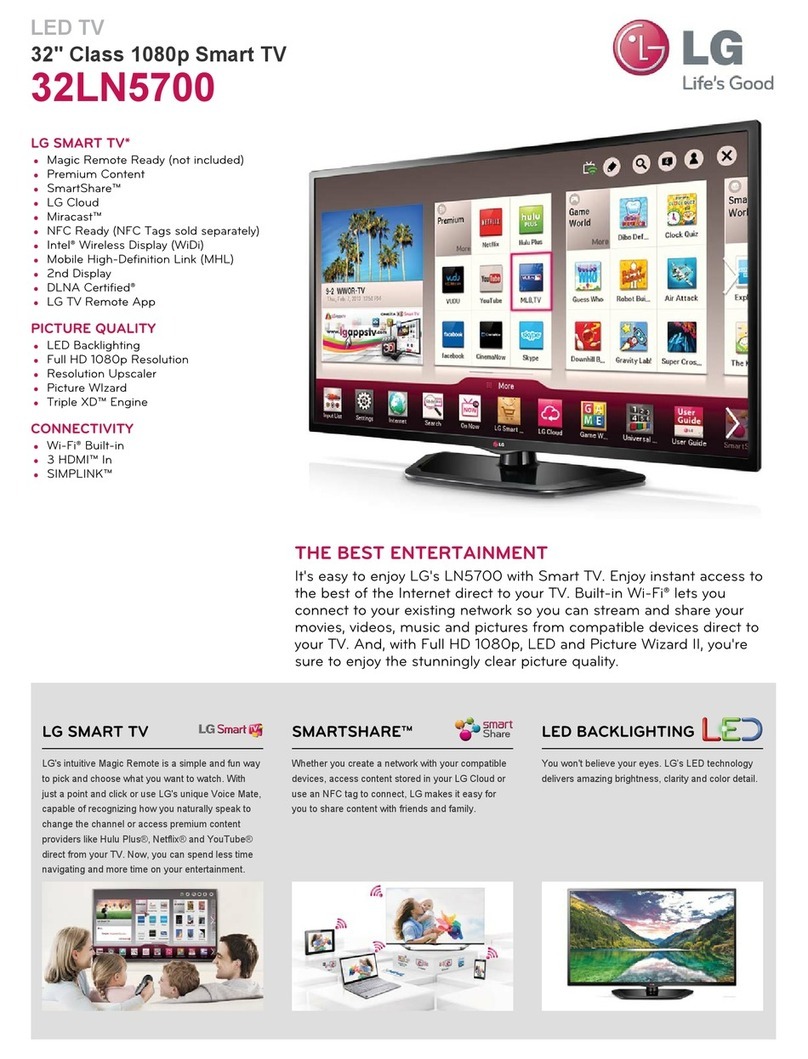LG 32LN5700 User manual