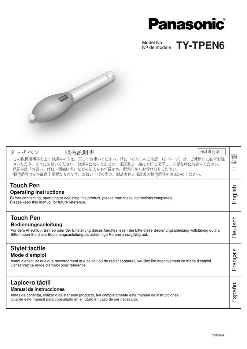 Panasonic TY-TPEN6 - Stylus - Wireless User manual