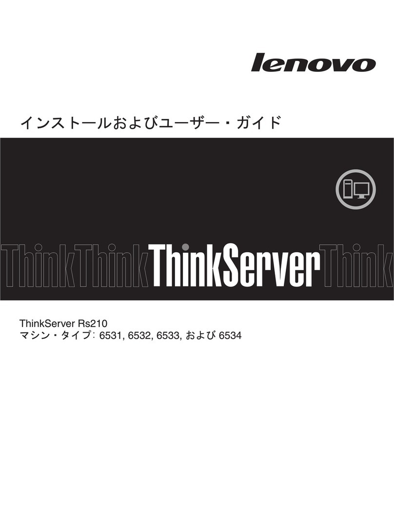 Lenovo THINKSERVER RS210 User manual