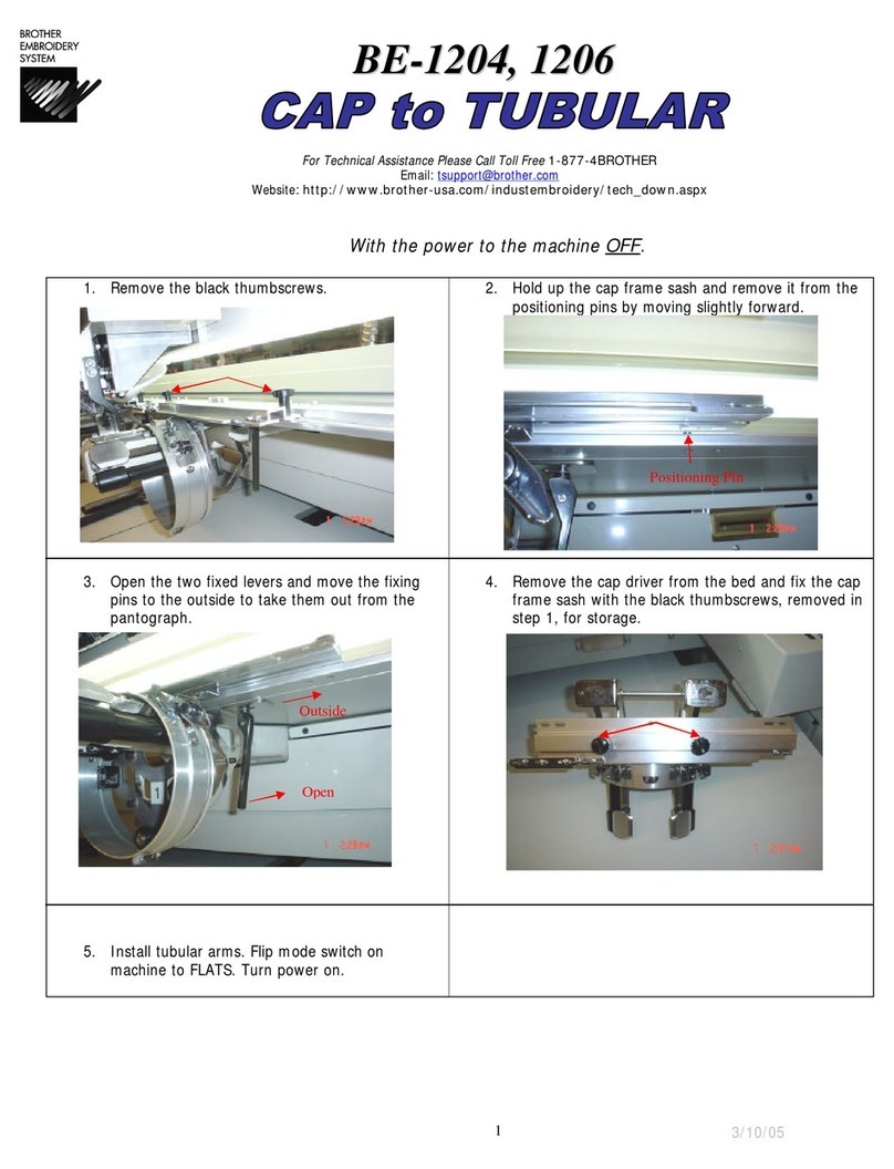 Brother BE-1204 User manual Brother BE-1204 User manual