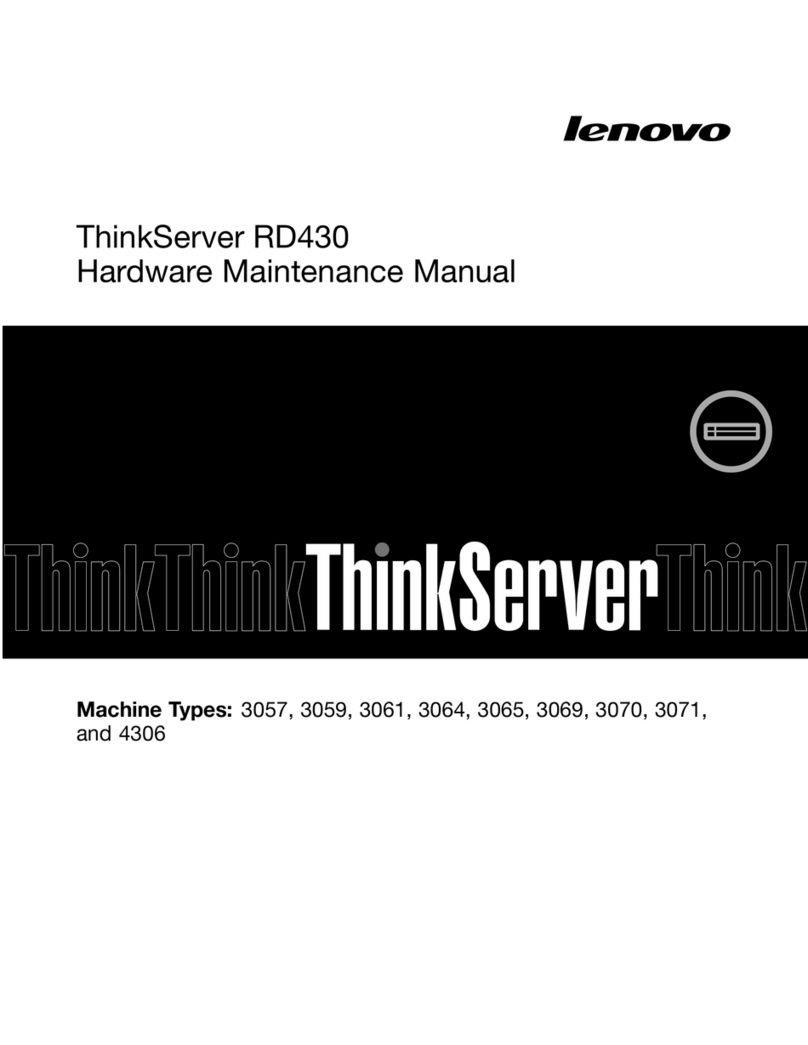 Lenovo ThinkServer RD430 Owner's manual