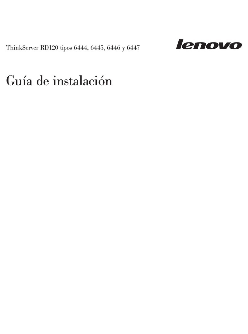 Lenovo ThinkServer RD120 Parts list manual Lenovo ThinkServer RD120 Parts list manual