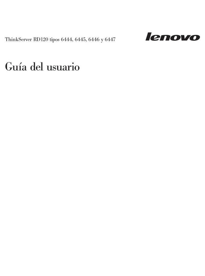 Lenovo ThinkServer RD120 Quick start guide Lenovo ThinkServer RD120 Quick start guide