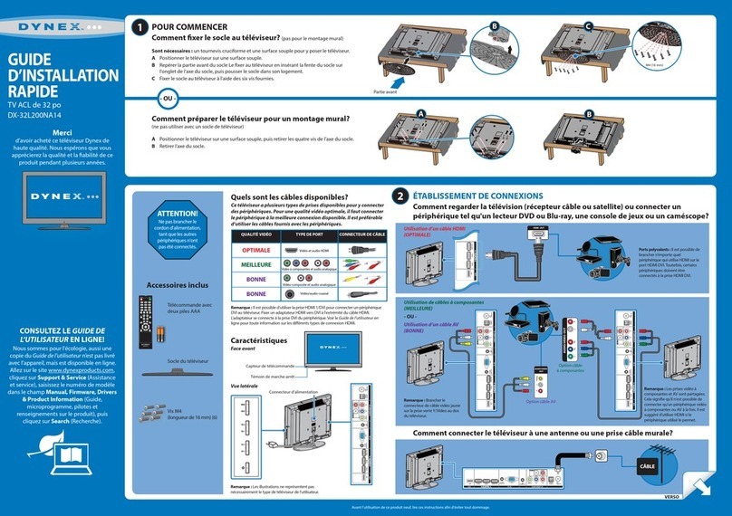 Dynex DX-32L200NA14 Installation and operation manual