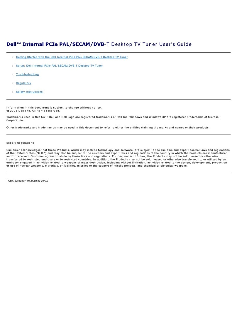 Dell Internal PCIe PAL Installation instructions