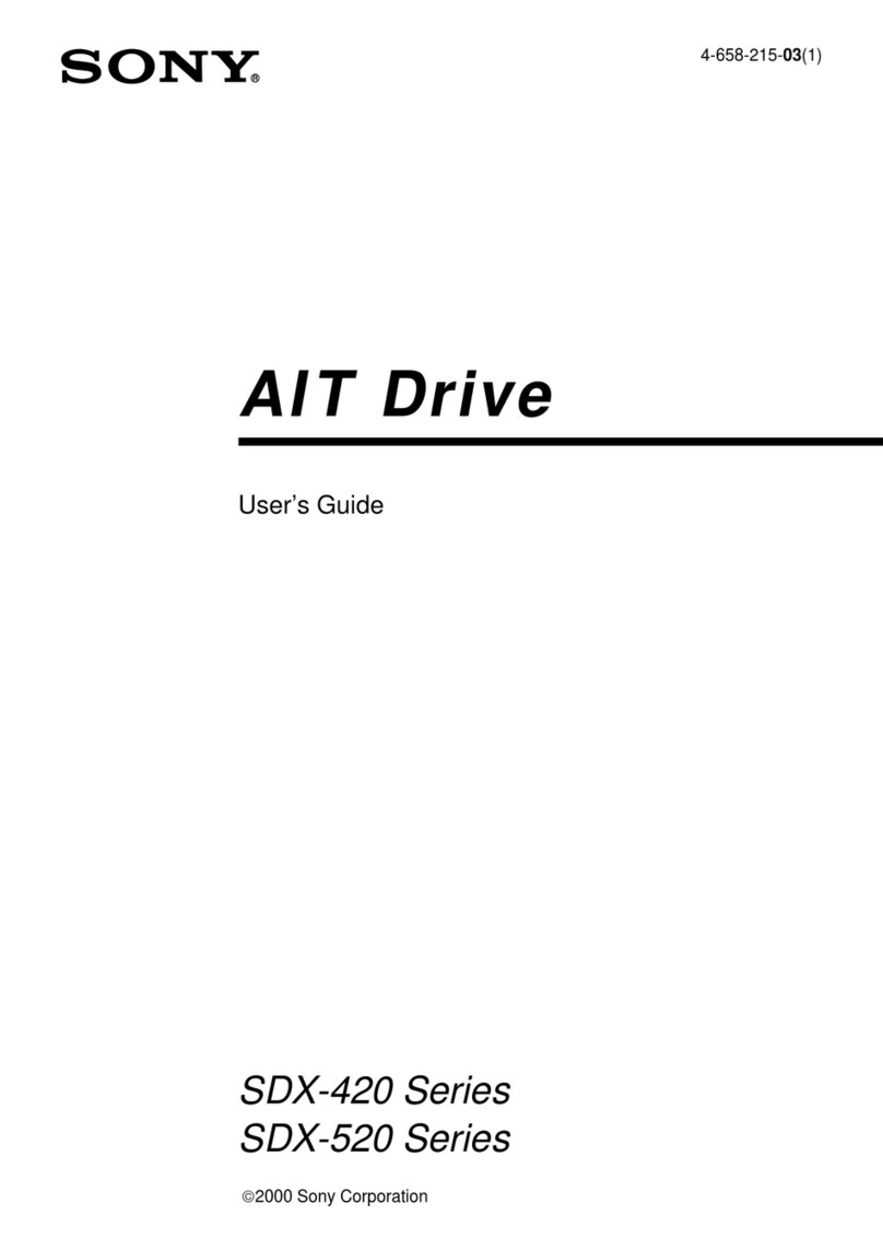 Sony SDX-420C User manual