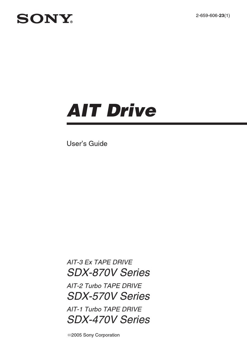Sony SDX-870V Serie User manual