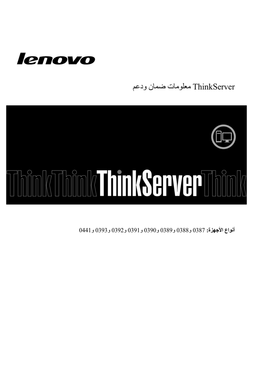 Lenovo ThinkServer TS430 User manual Lenovo ThinkServer TS430 User manual
