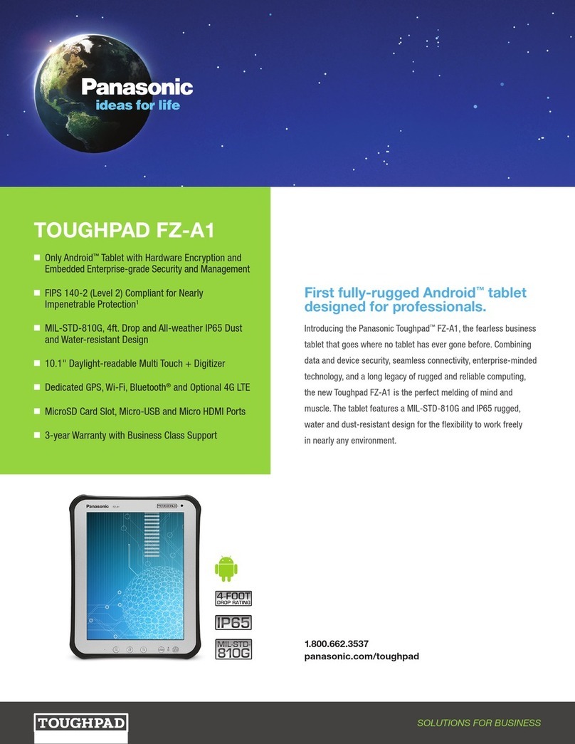 Panasonic Toughbook FZ-A1 User manual