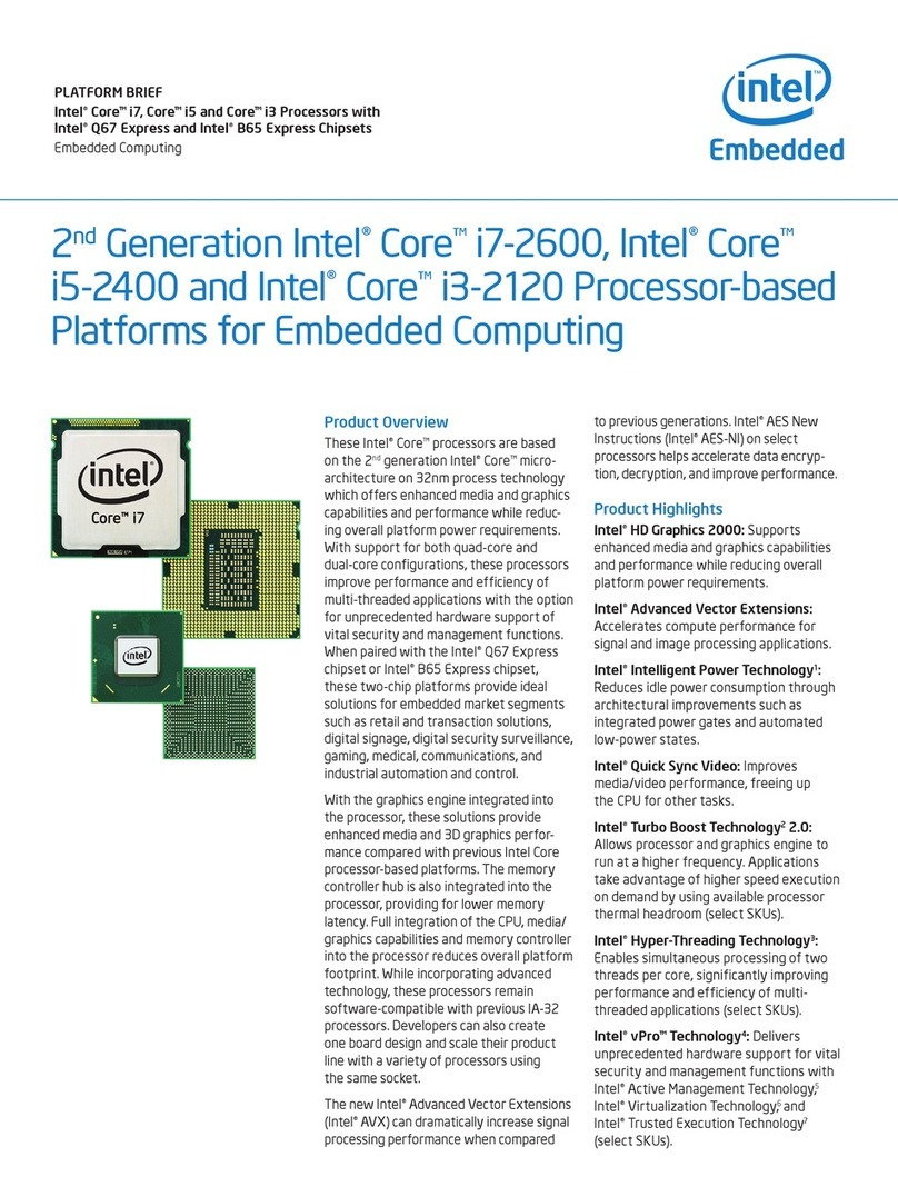 Intel Core i7-2600 Gain Operating and safety instructions