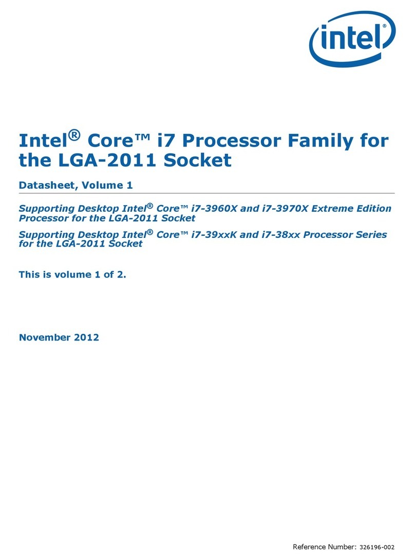 Intel BX80619I73960X User manual