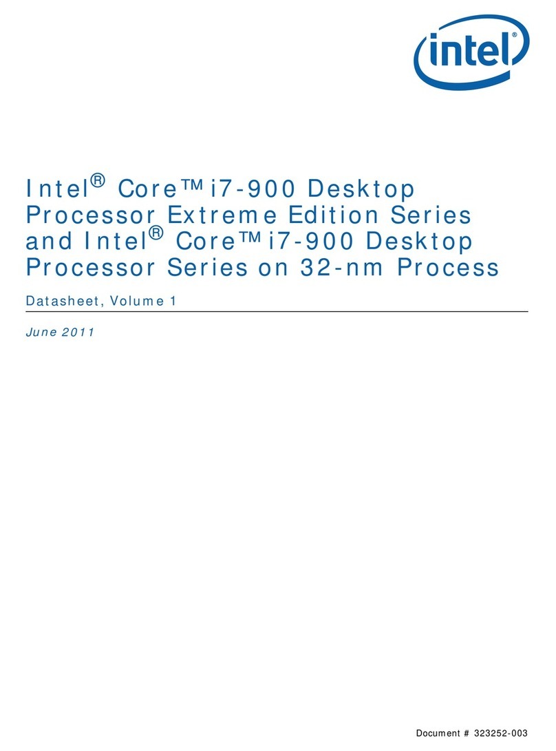 Intel BX80613I7980 datasheet