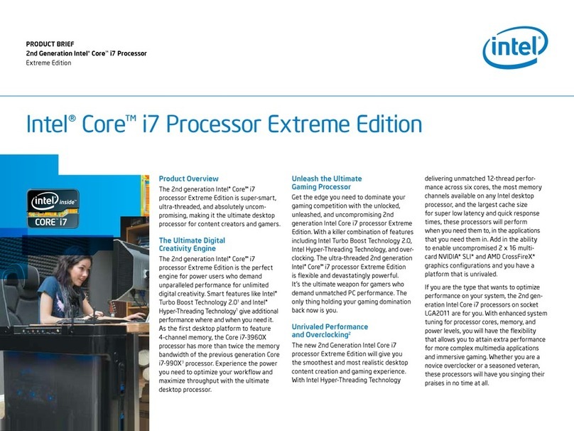 Intel Core i7-3960X Operating and safety instructions
