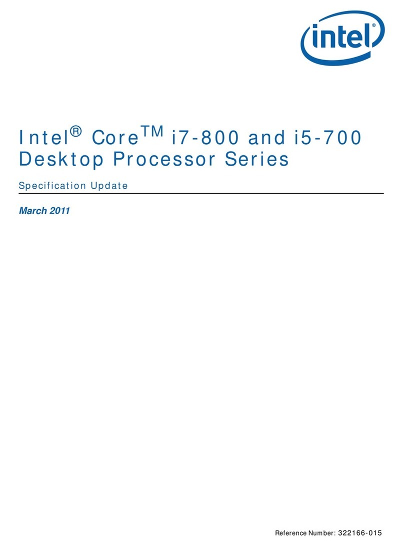 Intel BX80605I5760 User manual