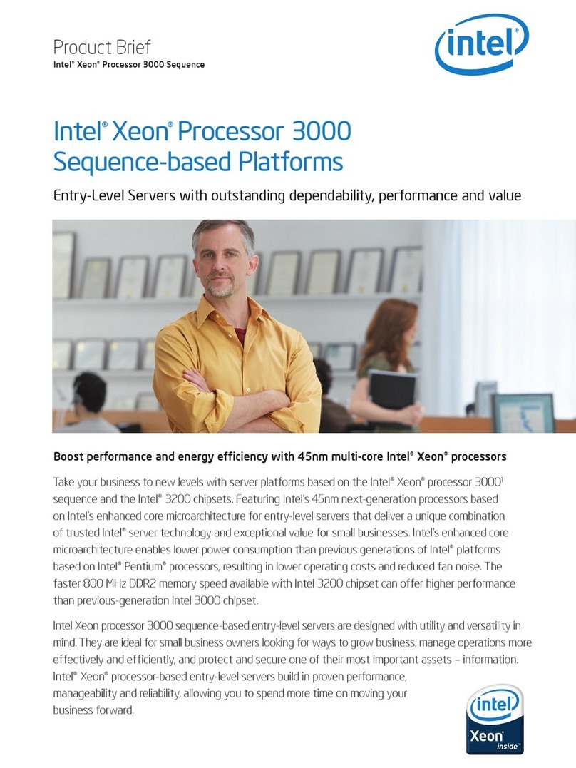 Intel Xeon X3380 Product brief