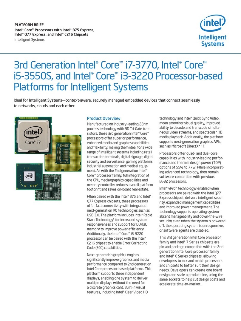 Intel i7-3770 Operating and safety instructions