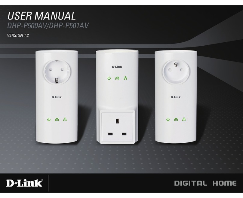 D-Link DHP-P500AV User manual