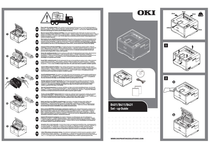 Oki B401dn User manual Oki B401dn User manual