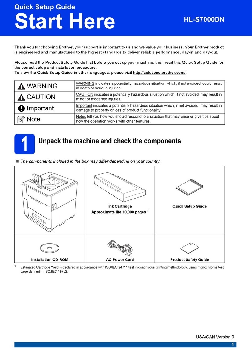 Brother HL-S7000DN Series User manual