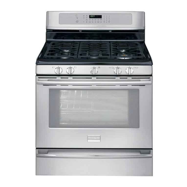 Frigidaire FPGF3081KF - 30" Gas Range Owner's manual Frigidaire FPGF3081KF - 30" Gas Range Owner's manual
