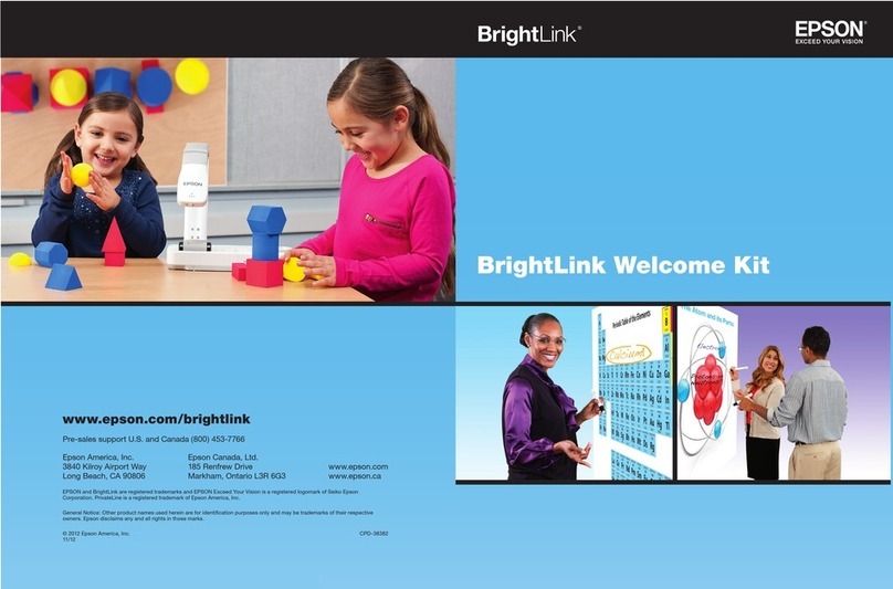 Epson BrightLink 436Wi User manual