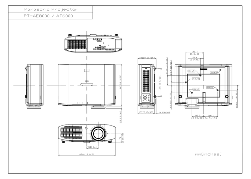 Panasonic PT-AE8000U User manual