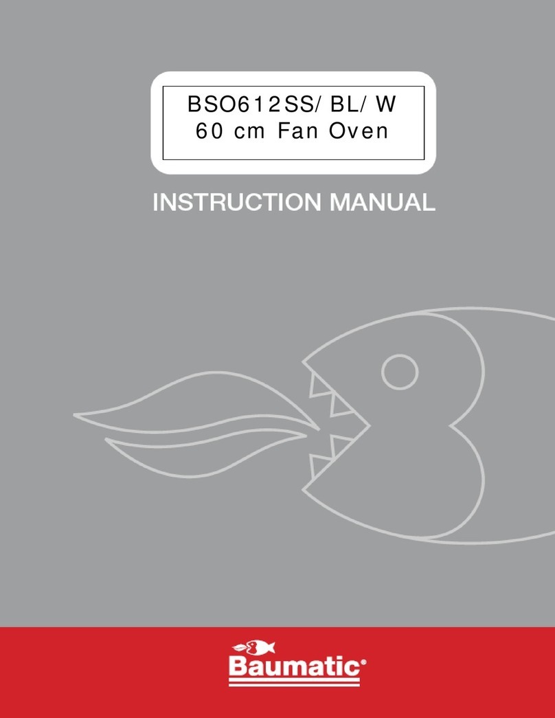 Baumatic BSO612SS instruction manual
