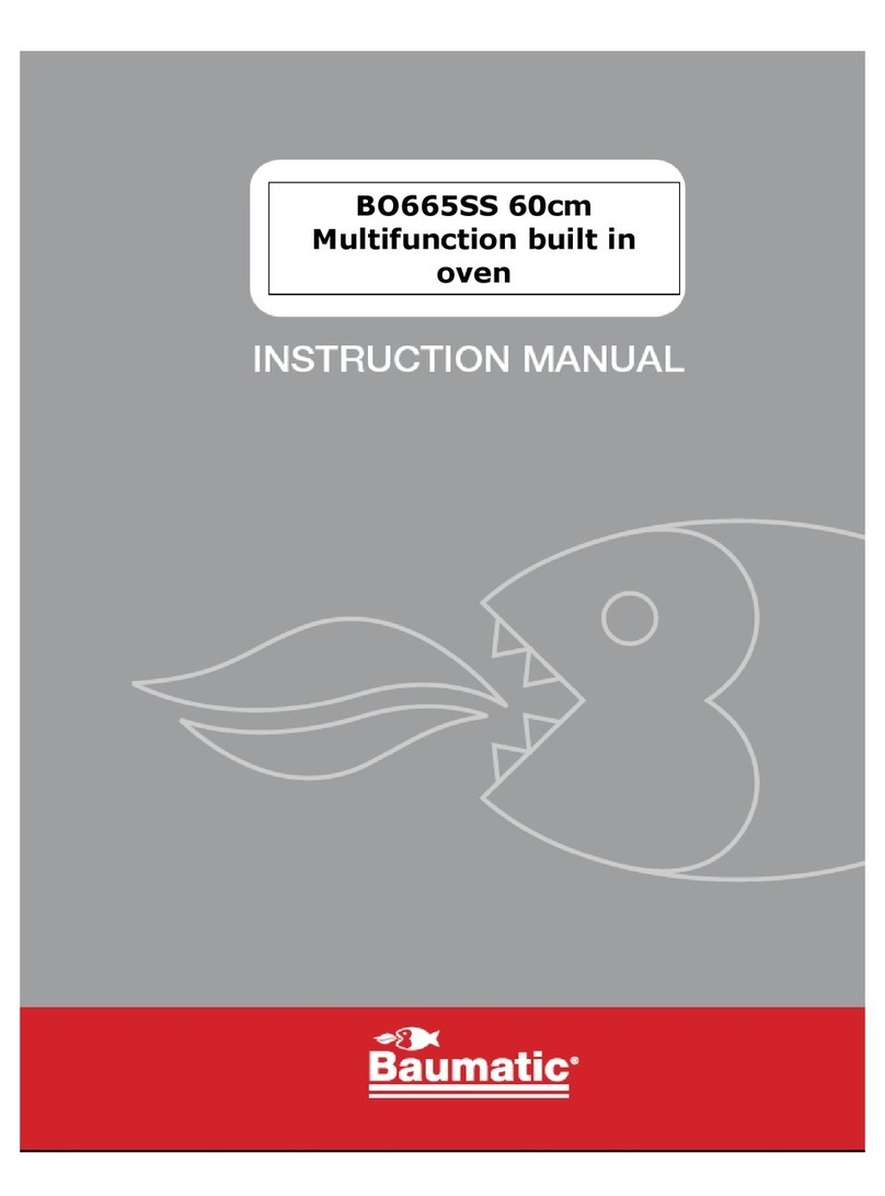 Baumatic BO665SS User manual Baumatic BO665SS User manual