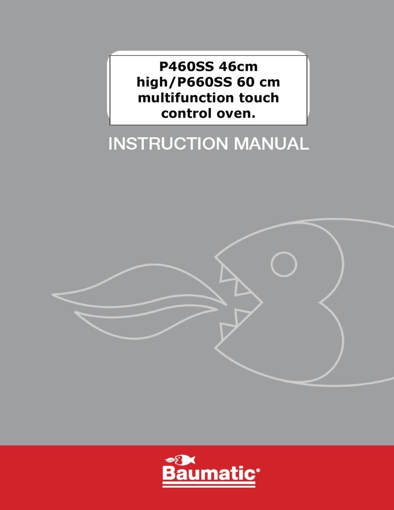 Baumatic P460SS User manual