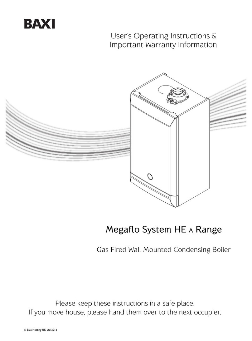 Baxi Megaflo System HE A Range Instruction Manual