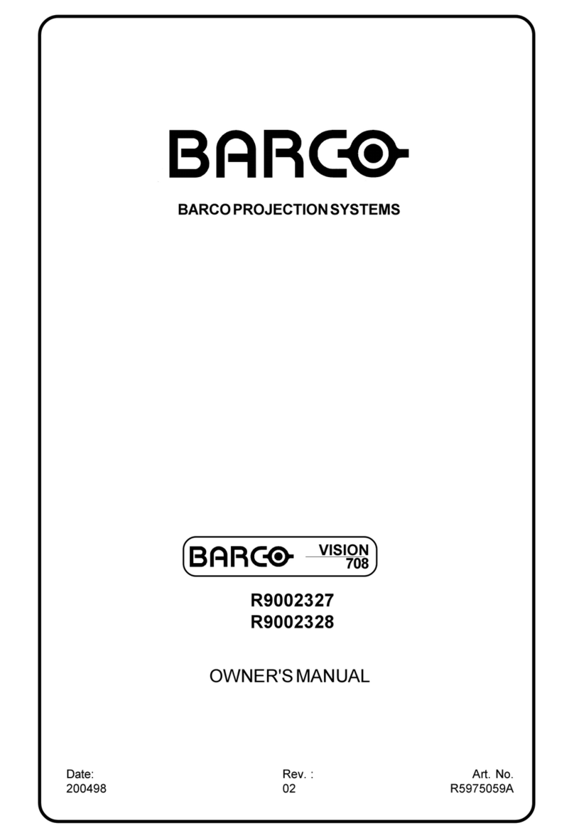Barco R9002327 User manual