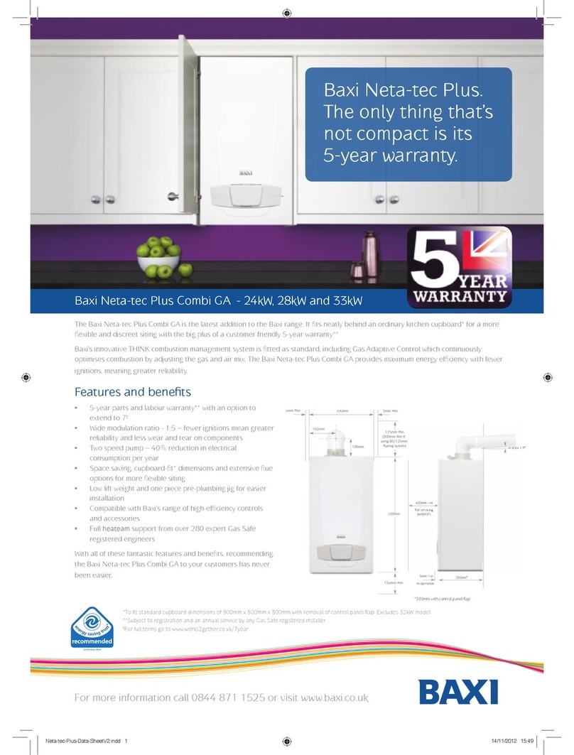 Baxi Neta-tec Plus Features and specifications