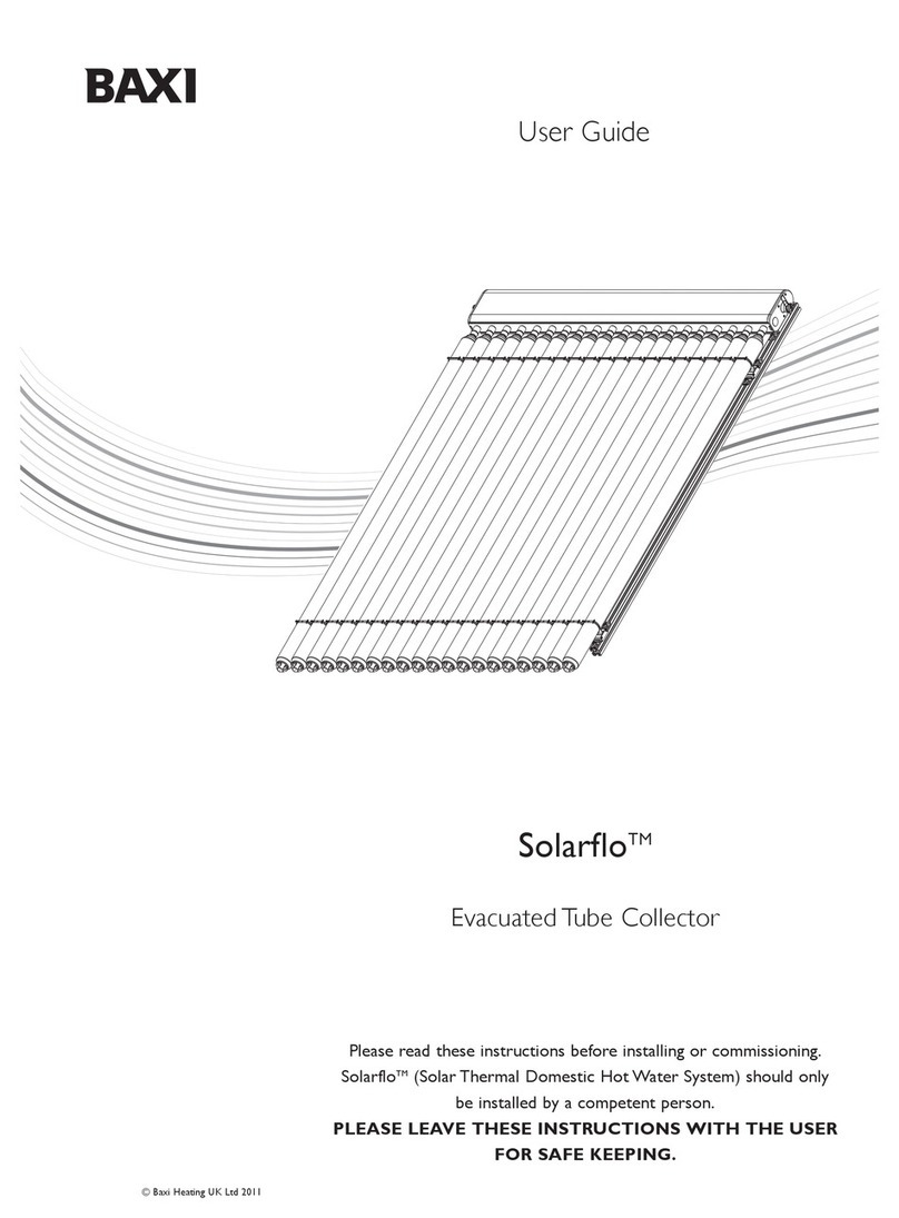 Baxi Solarflo User manual