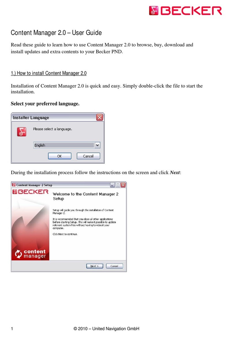 Becker Content Manager 2.0 user guide